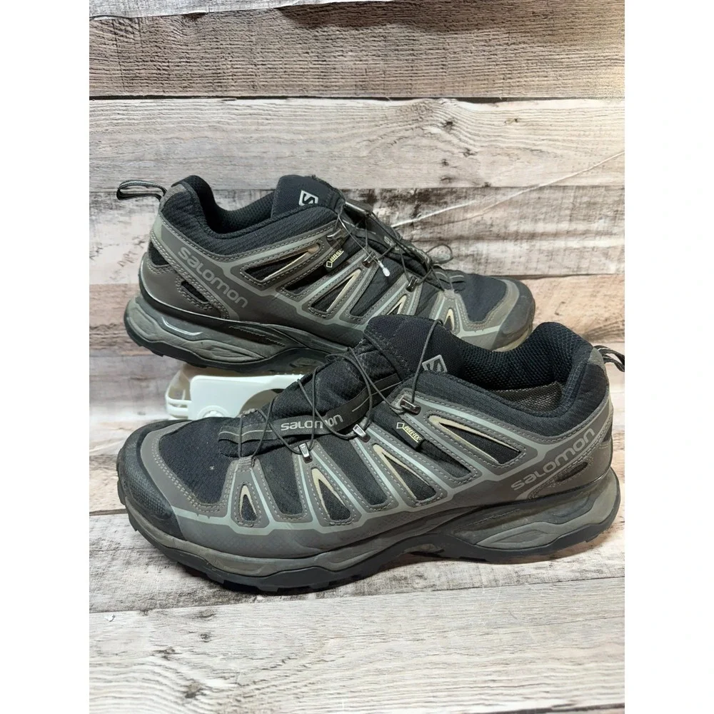 Mens Salomon X Ultra 2 Gore-tex 371560 Black Trail Hiking Shoes 2014 Size 12